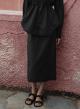 Μαύρη Φούστα ποπλίνα "EVA" Devotion Twins - 1