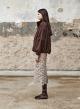 Chocolate Jacket with elasticated hem "DORINE" Devotion Twins - 2