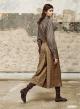 Chocolate-Ecru striped Shirt "DRELO" Devotion Twins - 2