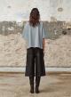 Grey cotton T-Shirt with print "CLEMENTINE" Devotion Twins - 3