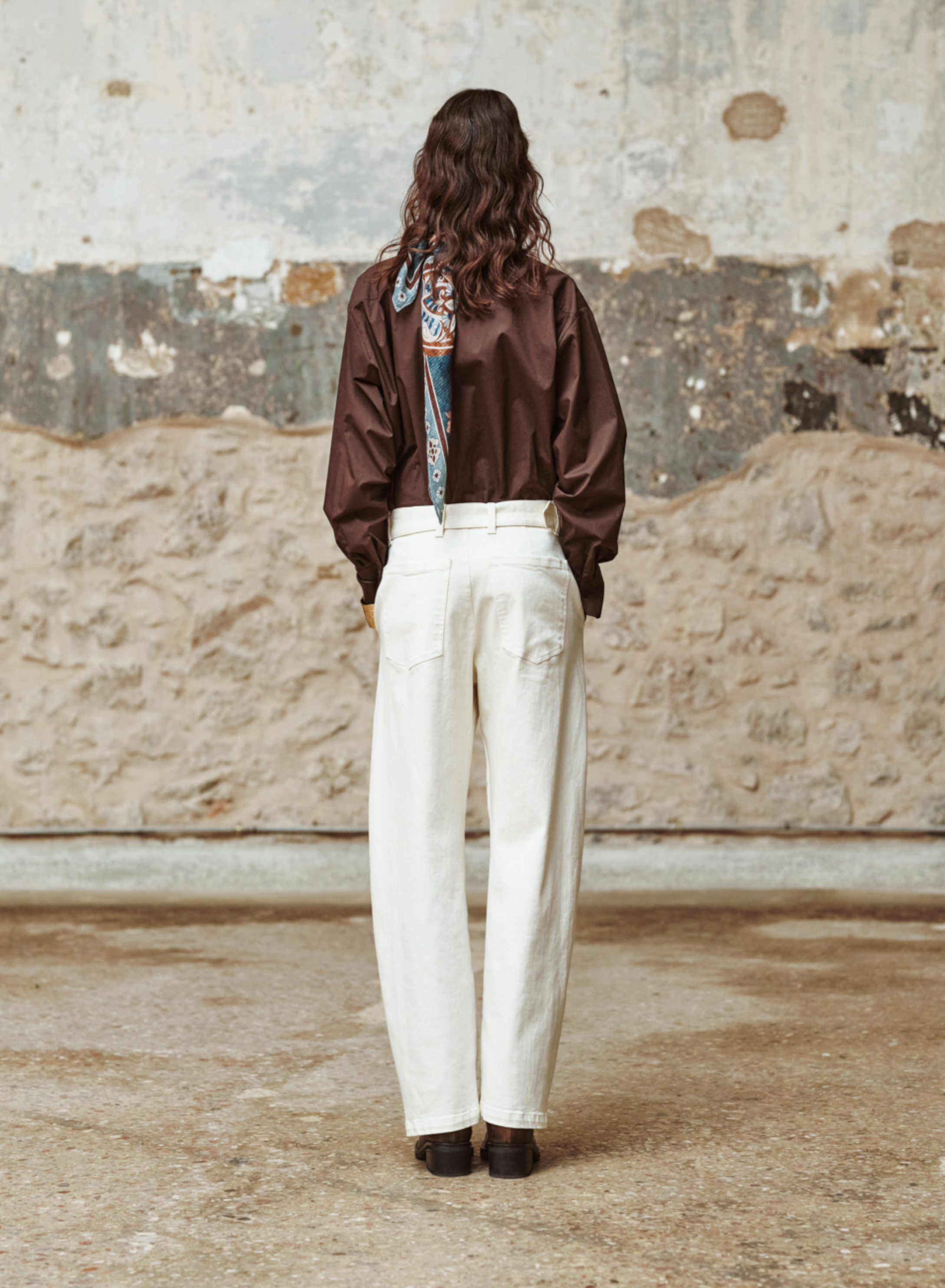 Chocolate cotton Shirt "SOPHIE" Devotion Twins - 3