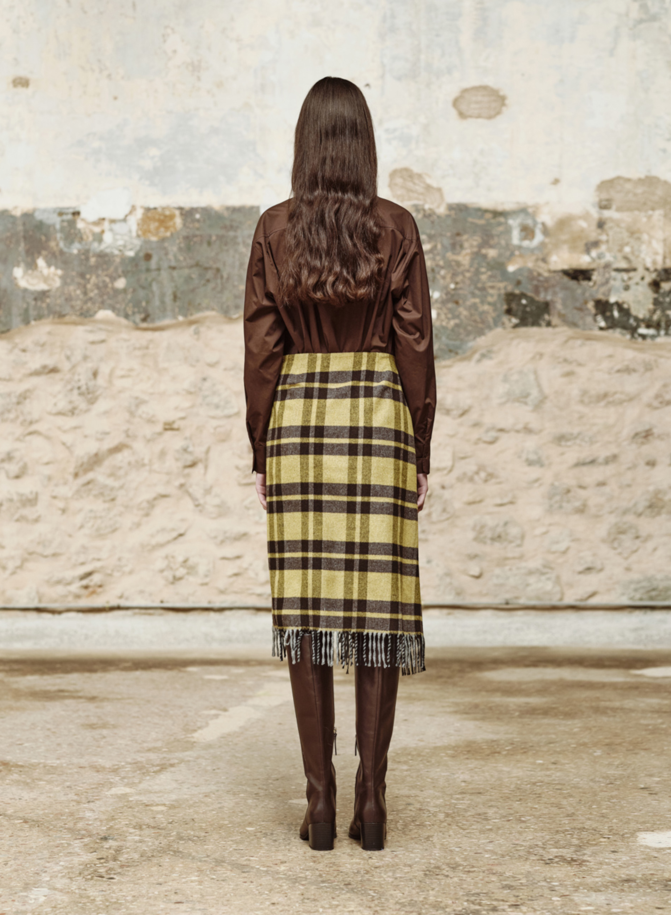 Chocolate cotton Shirt "SOPHIE" Devotion Twins - 7