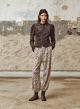 Beige lace Trousers with elasticated waistband and ankles "OPALINE" Devotion Twins - 0