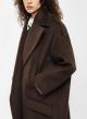 Chocolate double breasted Coat Imperial - 1