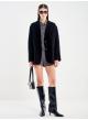 Dark Blue oversized Cardigan Coat Vicolo - 0