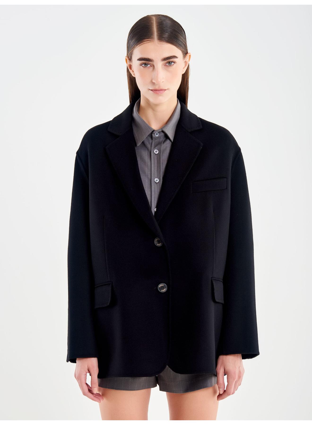 Dark Blue oversized Cardigan Coat Vicolo - 2