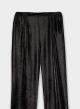 Anthracite velvet Trousers with elasticated waist Milla - 1