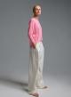 Pink knitted Blouse with three quarters sleeves Valentina Milano - 2