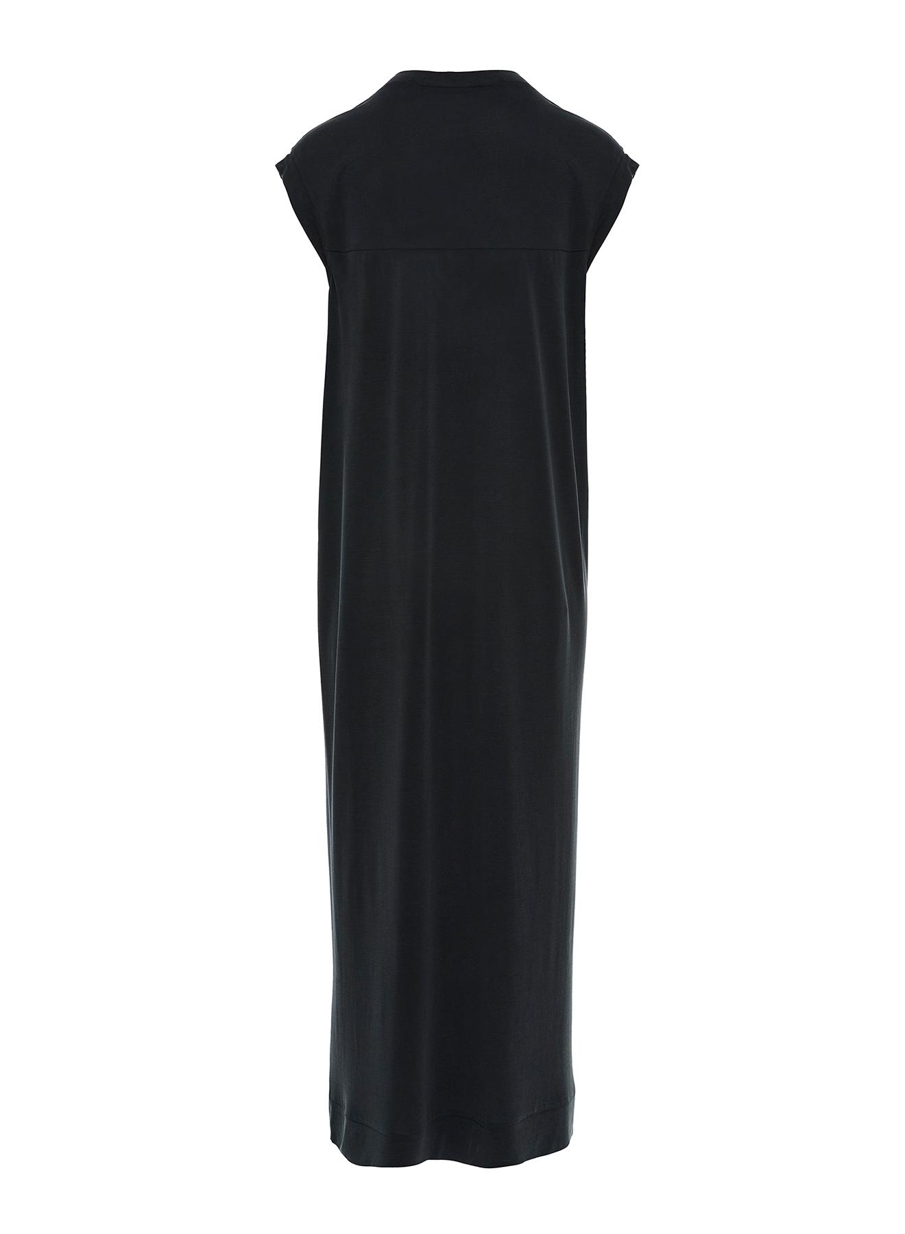 Μαύρο μακρύ αμάνικο Φόρεμα Milla - 2