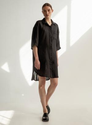 Linen chemisier dress - 20469