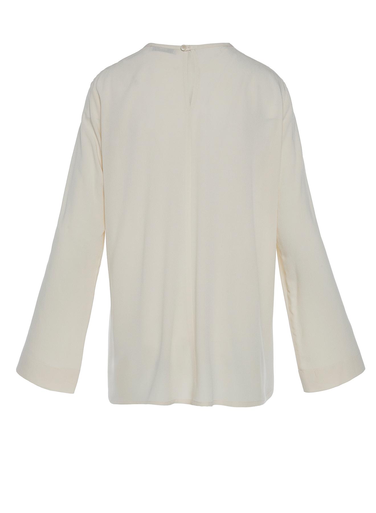 Cream Blouse with long sleeves Milla - 4