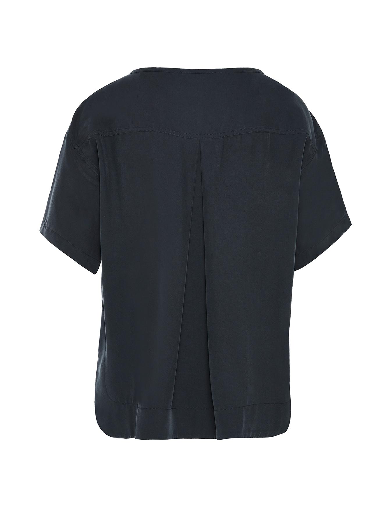 Charcoal Blouse with short sleeves Milla - 3