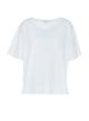 Λευκή βαμβακερή Μπλούζα με κοντά μανίκια Milla - 0