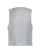 Light Grey Vest with V neckline and buttons Milla - 4