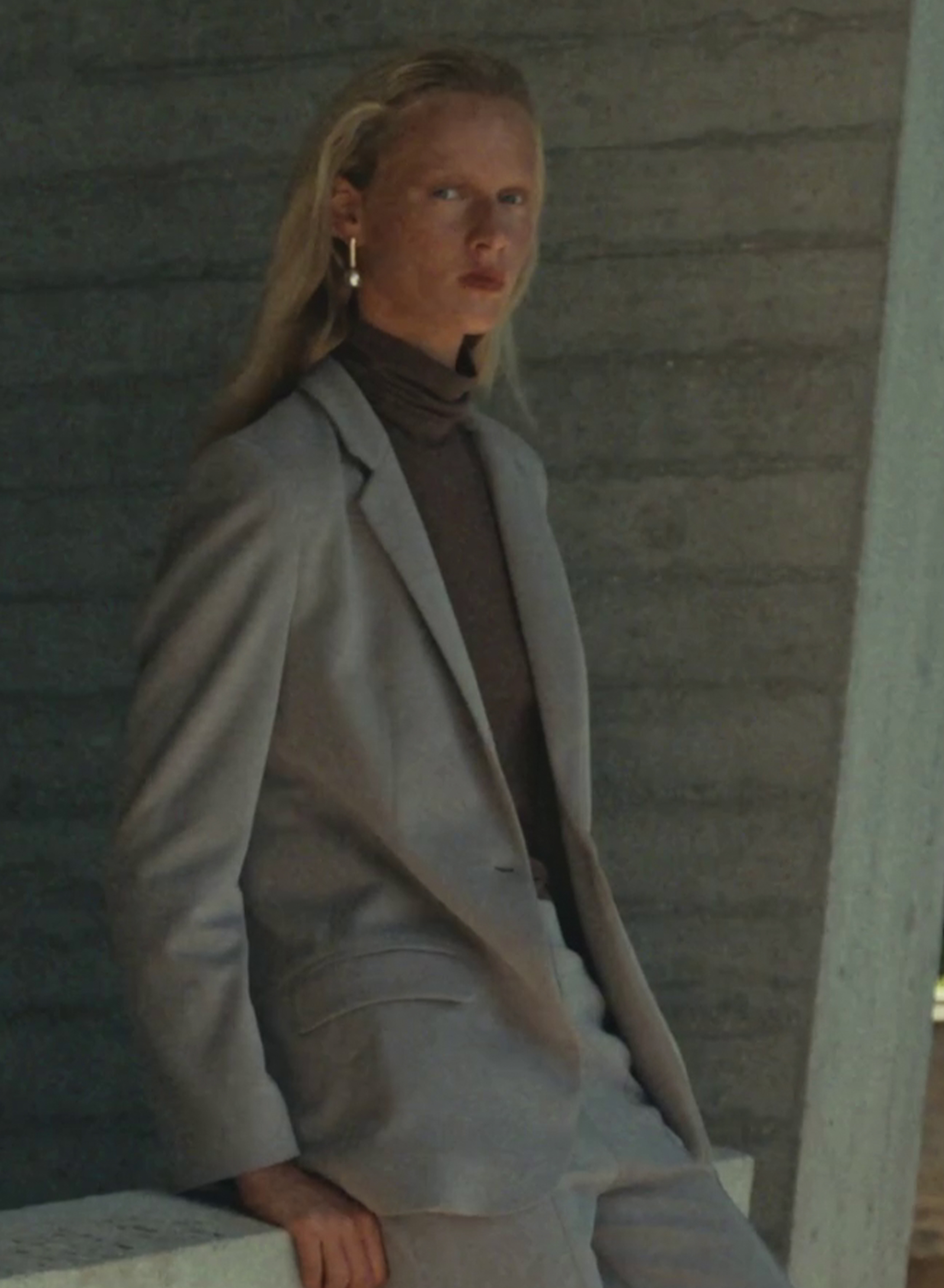 Μπεζ Σακάκι με ένα κουμπί Milla - 4