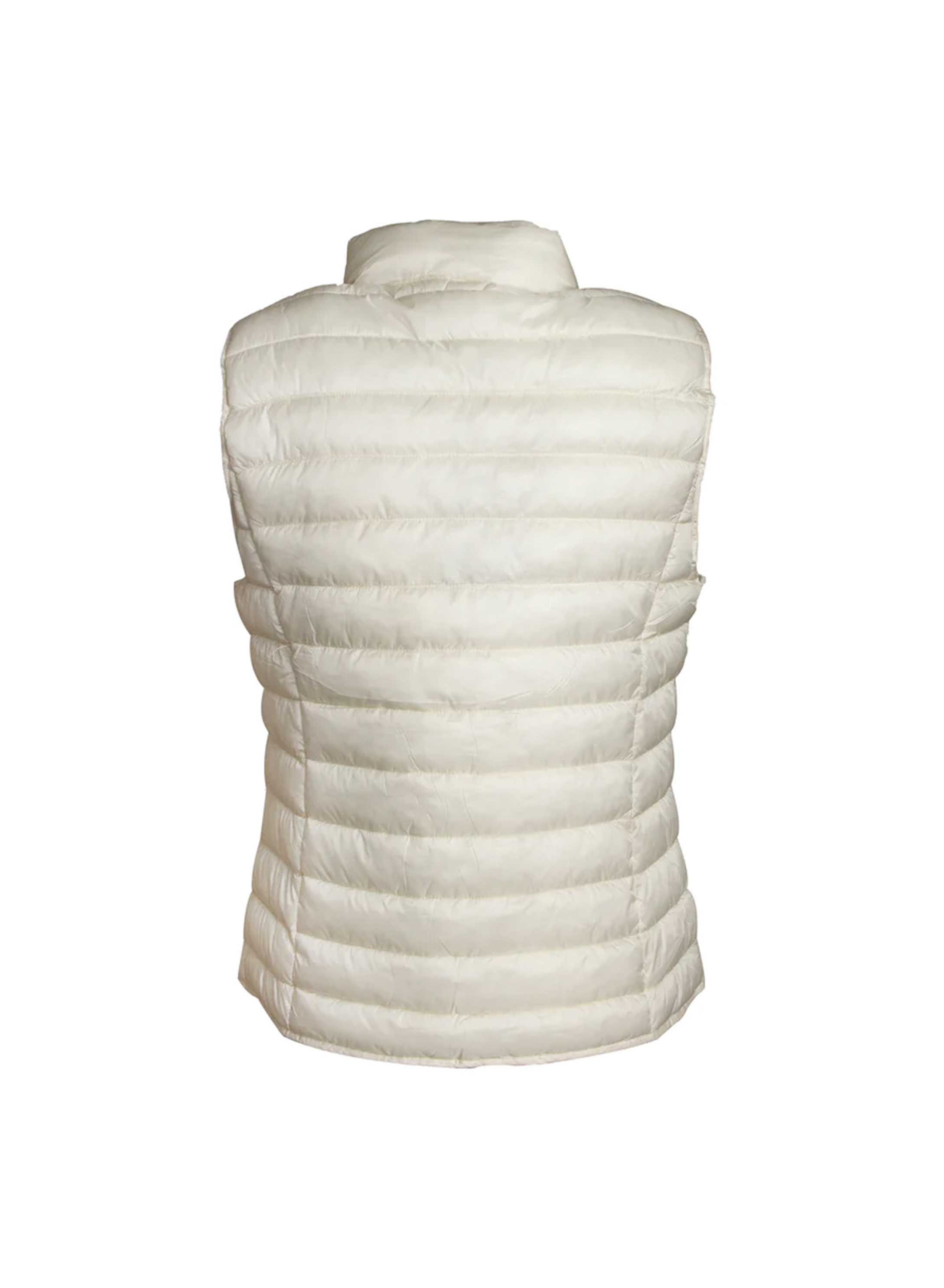 Off White αμάνικο Μπουφάν καπιτονέ με επένδυση Emme Marella - 1