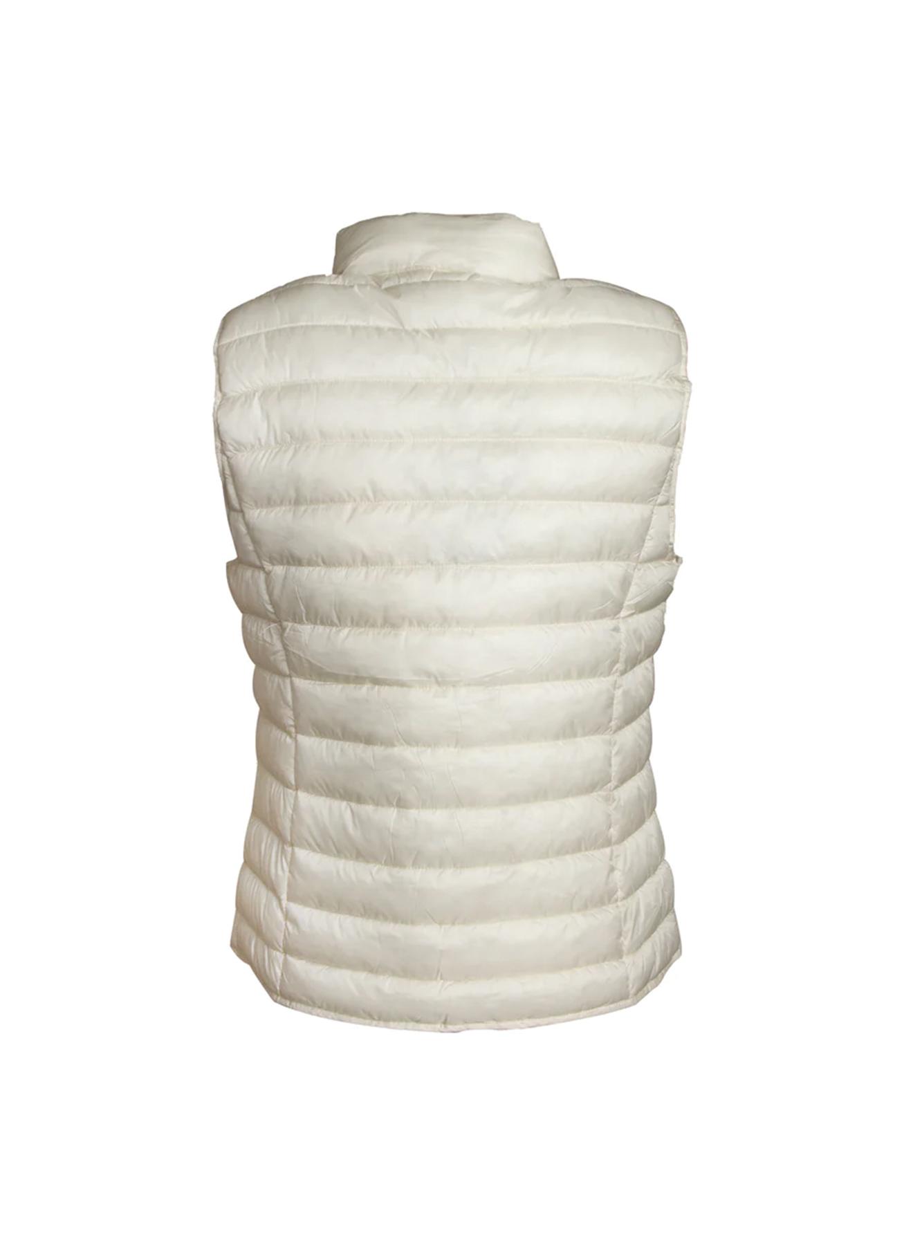 Off White αμάνικο Μπουφάν καπιτονέ με επένδυση Emme Marella - 2