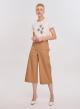 Camel cropped Trousers Emme Marella - 0