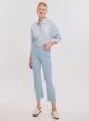 Light Blue/White striped Shirt with three quarters sleeves Emme Marella - 2