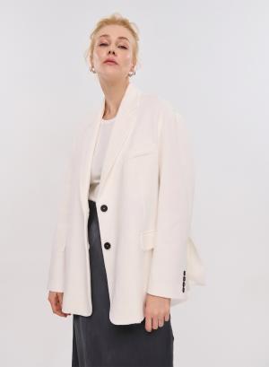 White oversized Jacket Vicolo - 29250