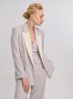 Light Grey/White two tone double breasted Jacket Vicolo - 2