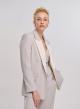 Light Grey/White two tone double breasted Jacket Vicolo - 3