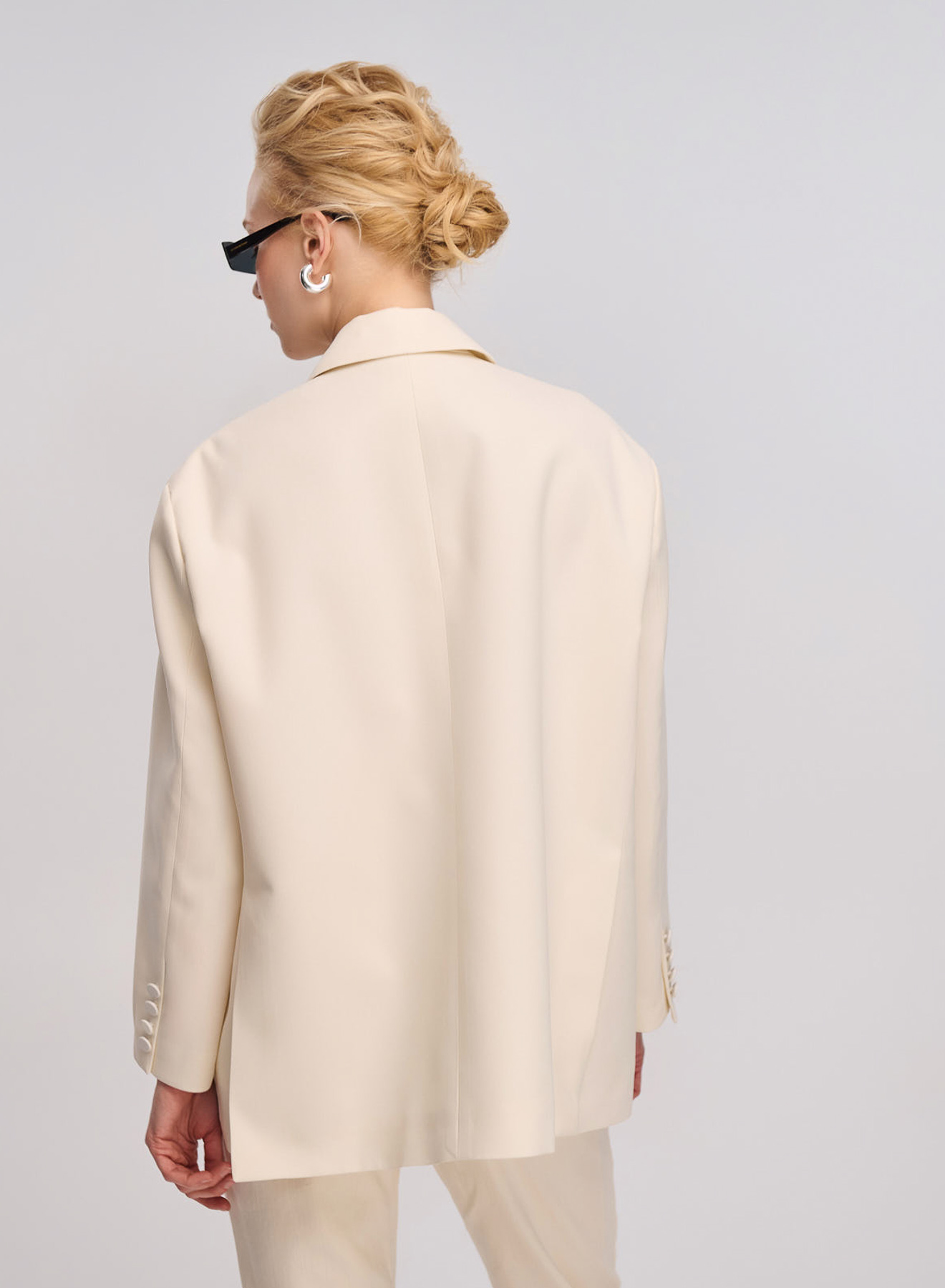 Vanilla oversized Jacket with one button Vicolo - 2