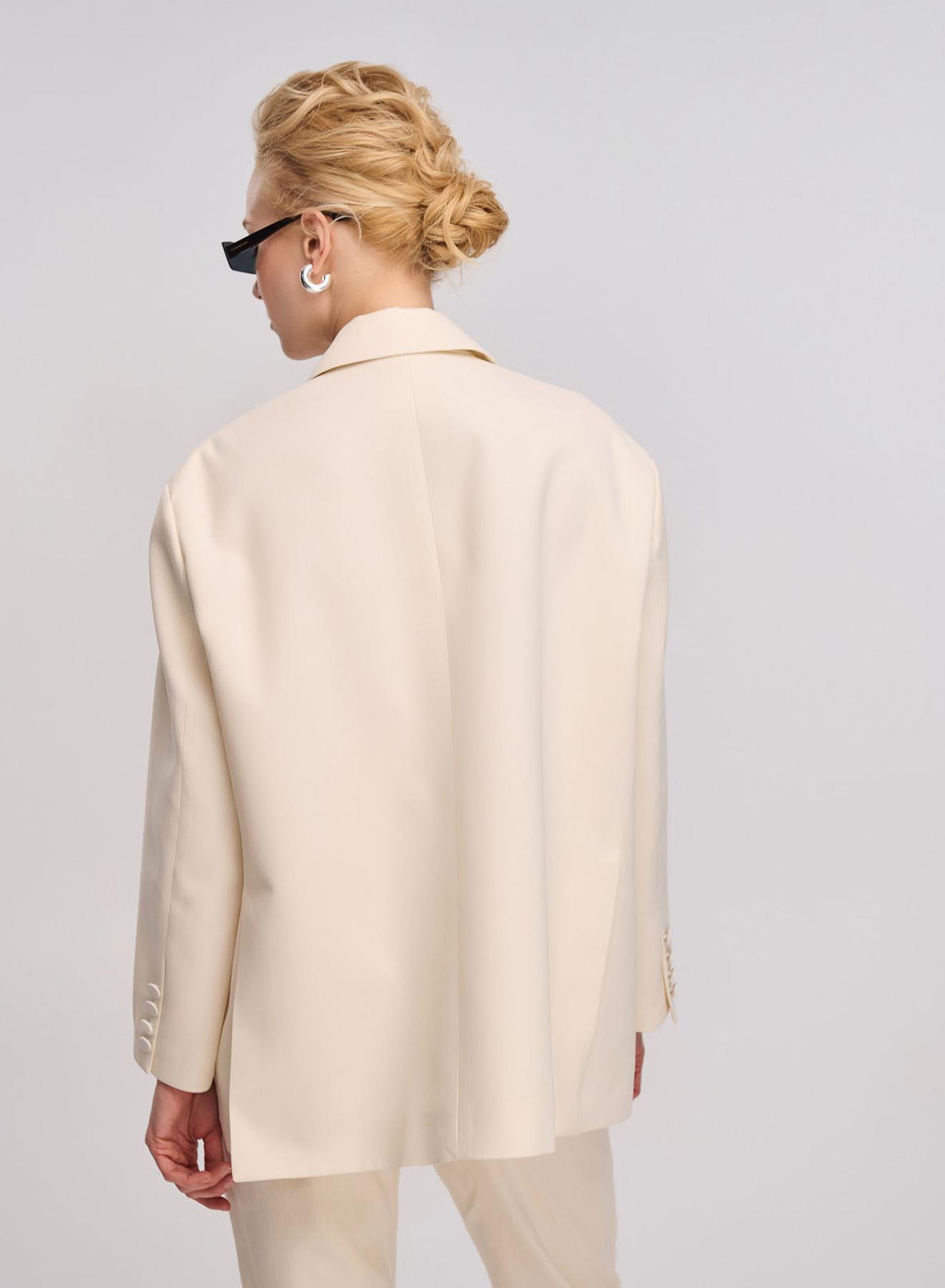 Vanilla oversized Jacket with one button Vicolo - 3