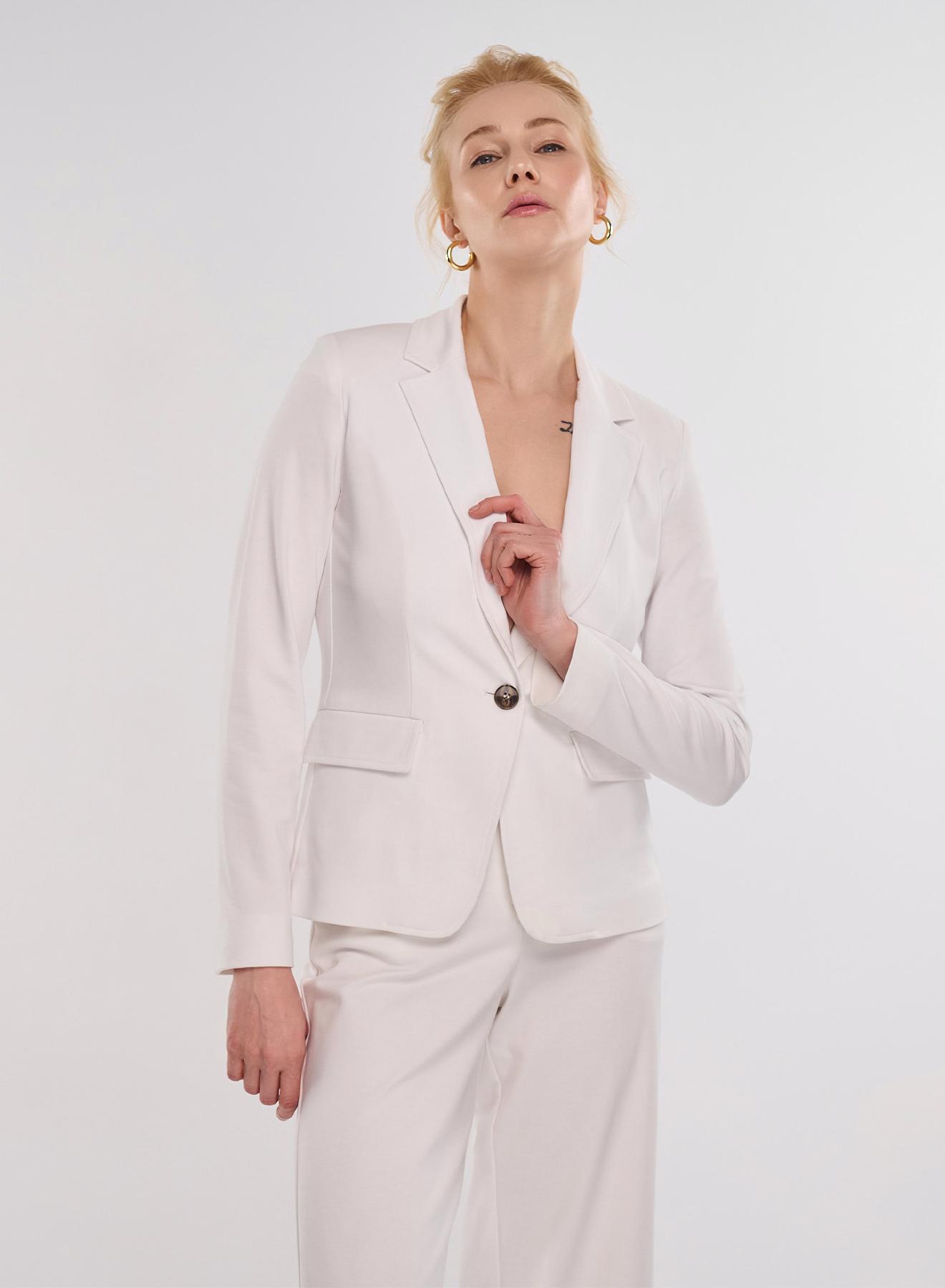 White jersey Jacket Emme Marella - 2