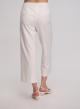 White jersey cropped Trousers Emme Marella - 3