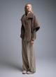 Taupe eco fur Jacket with short sleeves Motel - 1