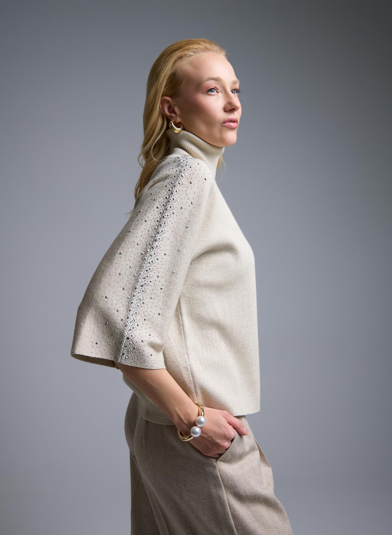 Golden Bracelete with decorative peαrls P.D.J. - 2