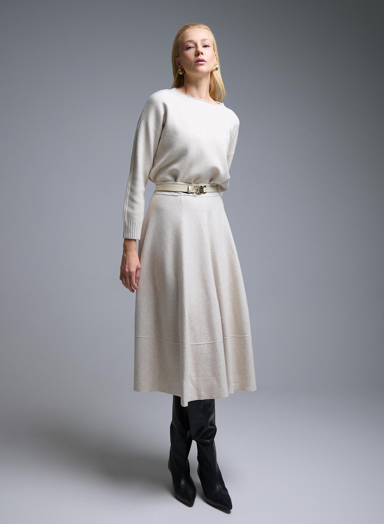Ecru knitted Skirt Valentina Milano - 2