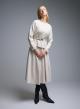 Ecru knitted Skirt Valentina Milano - 2