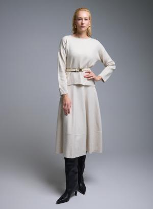 Ecru knitted Skirt Valentina Milano - 51071
