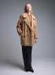 Camel short double breasted Coat Motel - 1