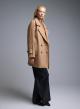 Camel short double breasted Coat Motel - 2