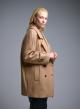 Camel short double breasted Coat Motel - 4