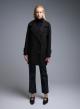 Black short double breasted Coat Motel - 1