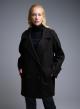 Black short double breasted Coat Motel - 0
