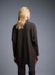 Brown oversized high neck Sweater with textured details See - 2