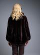 Brown eco fur Jacket with hood Motel - 3