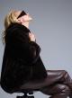 Brown eco fur Jacket with hood Motel-5
