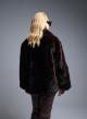 Brown eco fur Jacket with lapel Motel - 4