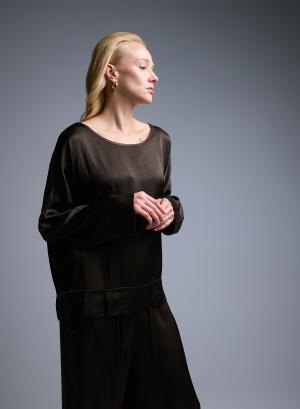 Σοκολά silky touch Μπλούζα με μακριά μανίκια GL - 52060