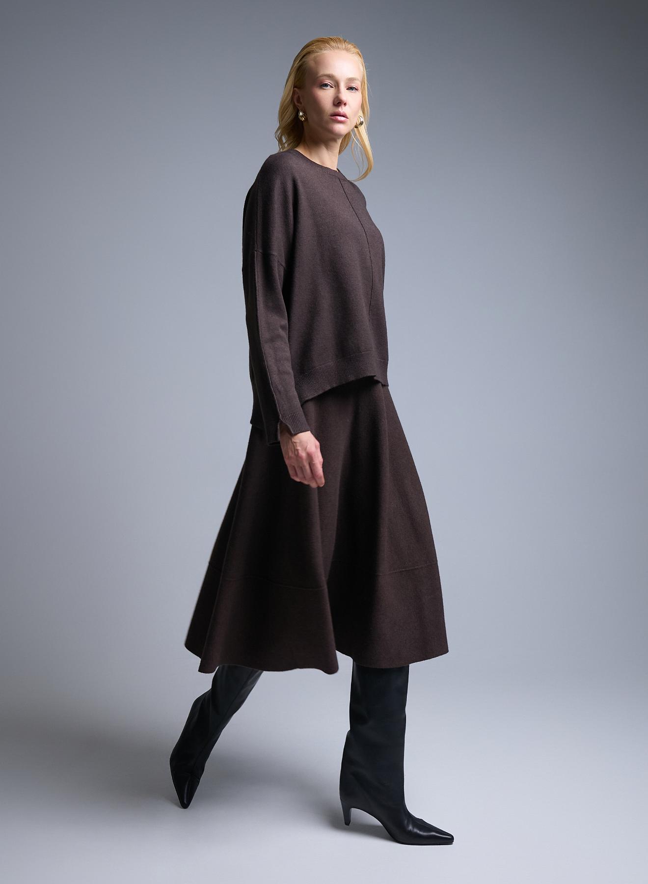 Brown knitted Skirt Valentina Milano - 1