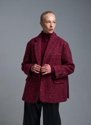 Μπορντώ Παλτοζακέτα Vicolo - 52622
