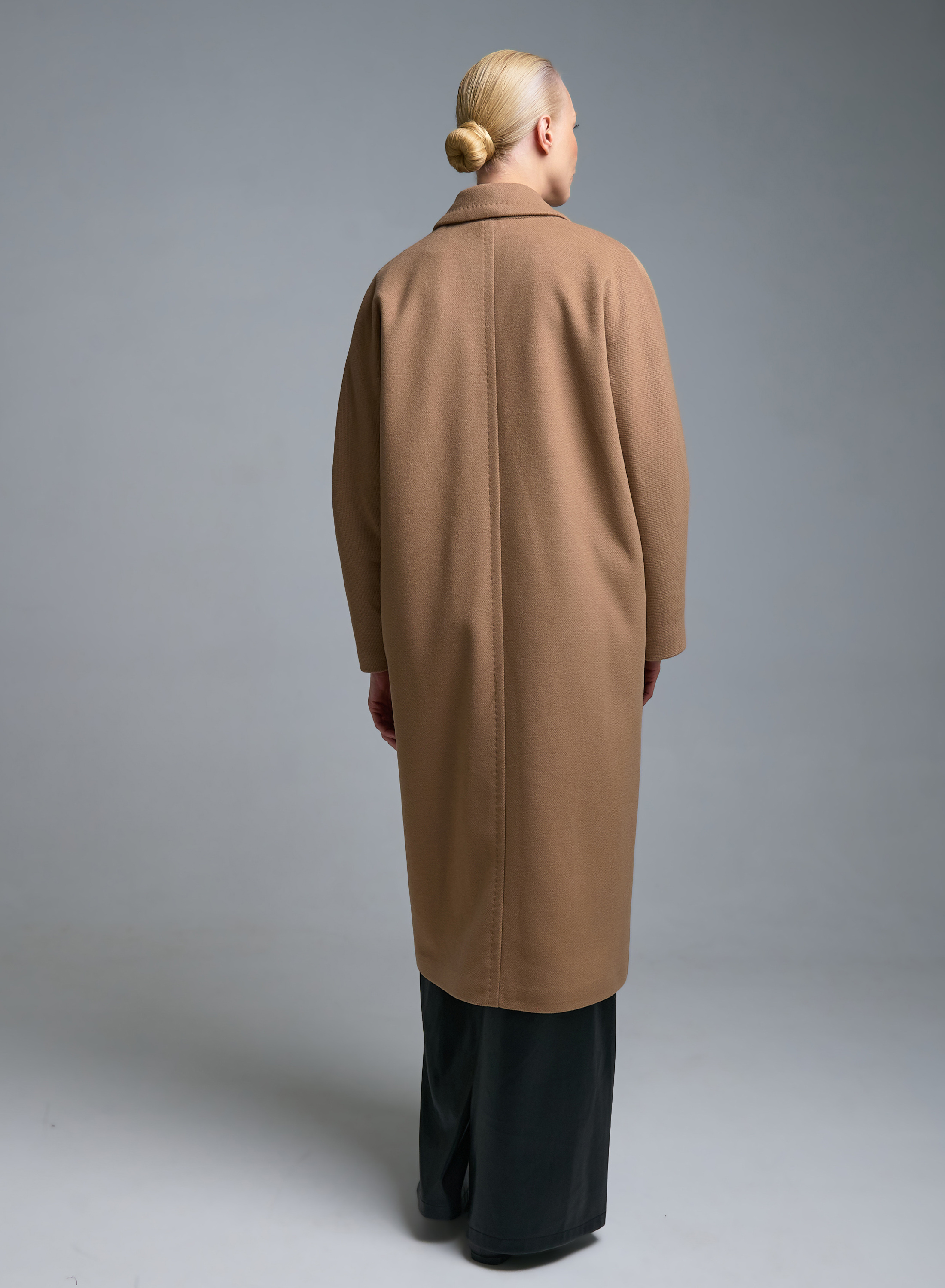 Κάμελ σταυροκούμπωτο Παλτό Tensione In - 6