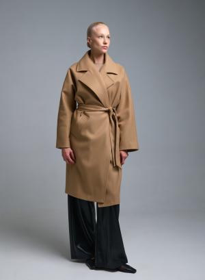 Camel Coat with belt Motel - 52704
