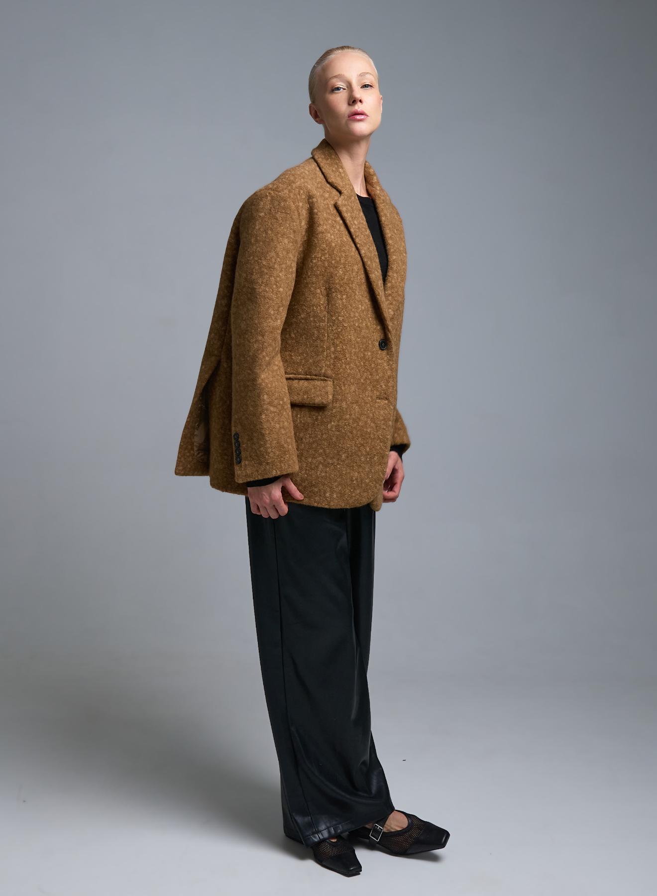 Κάμελ Παλτοζακέτα Vicolo - 4